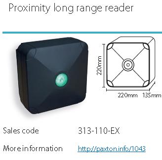Paxton 313-110 Long Range Reader 
